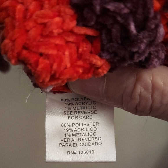 JOSEPH A Chunky Knit Striped V Neck Long Sleeve Button Down Cardigan Sweater - Picture 10 of 11